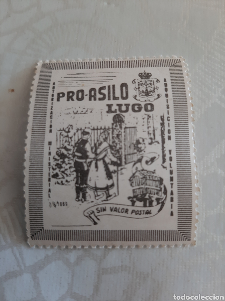 Sammelleidenschaft Papier: 1969 LUGO PRO ASILO APORTACI&Oacute;N VOLUNTARIA SIN VALOR POSTAL