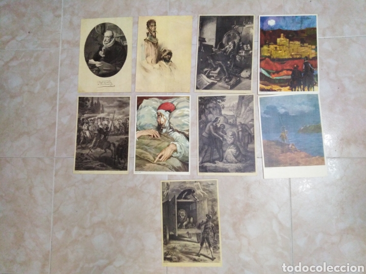 Coleccionismo: Lote de 9 l&aacute;minas de D.Quijote de la Mancha ( 1968 )