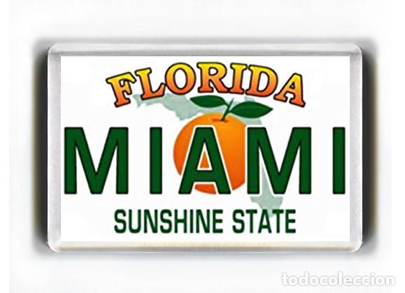 Colecionismo: IMAN ACRILICO NEVERA - FLORIDA MIAMI SUNSHINE STATE