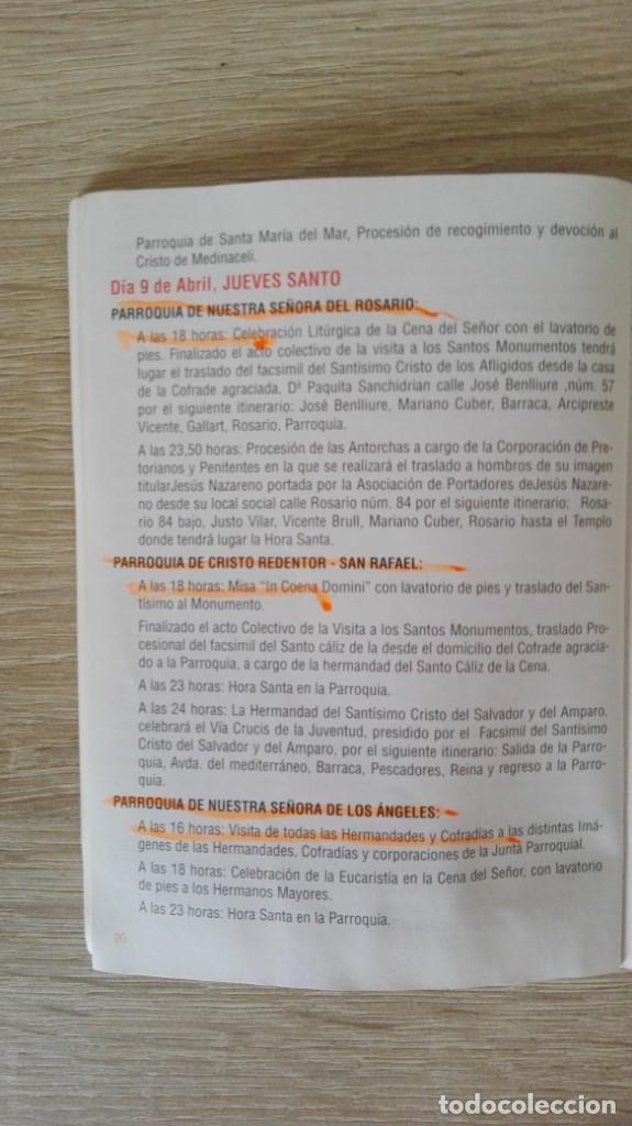 Coleccionismo: PROGRAMA DE LA SEMANA SANTA MARINERA DE VALENCIA-A&Ntilde;O 1998. - Foto 8