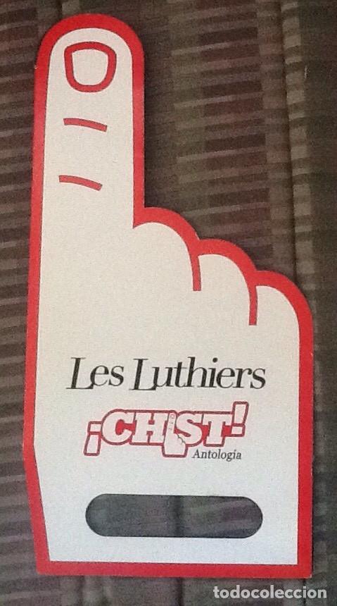Coleccionismo: Programa de mano Chist! Espect&aacute;culo antolog&iacute;a de Les Luthiers - Foto 1