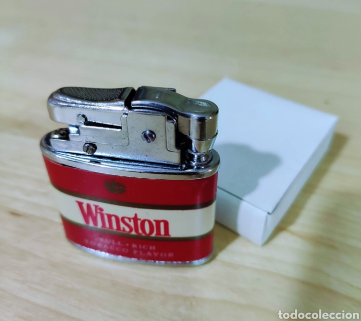 Coleccionismo: Mechero Winston de gasolina - Foto 4