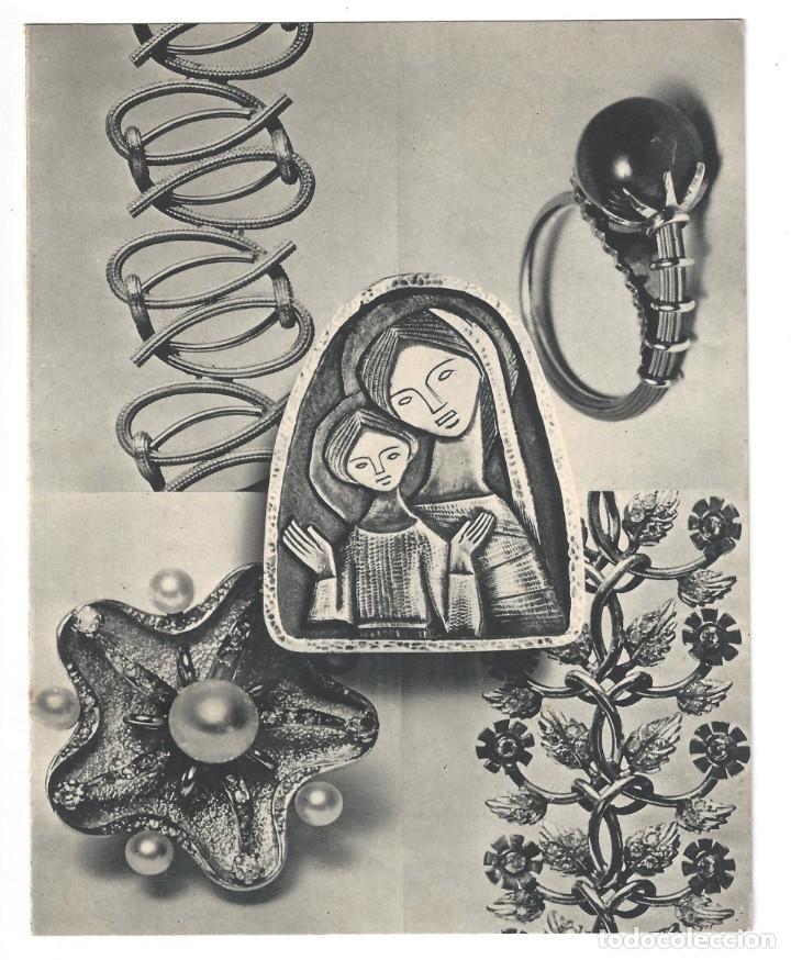 Coleccionismo: FELICITACI&Oacute;N NAVIDAD- RAM&Oacute;N SUNYER CLAR&Aacute;. JOYERO. FOTO CATAL&Aacute; ROCA- 1962