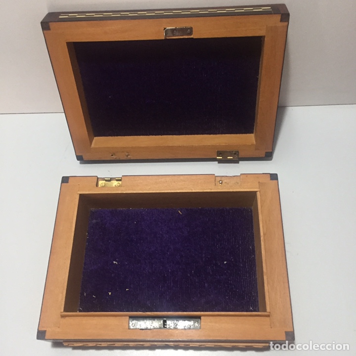 Coleccionismo: Caja de madera tallada - Foto 4