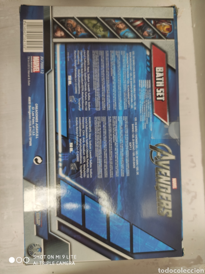 Coleccionismo: Set Ba&ntilde;o AVENGERS. - Foto 3
