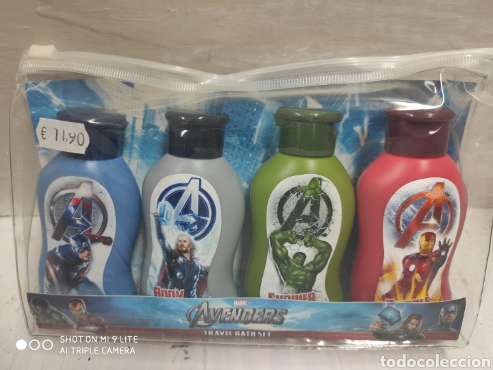 Coleccionismo: Set de BA&Ntilde;O AVENGERS - Foto 1