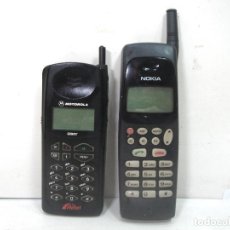 Coleccionismo: 2X ANTIGUOS TELEFONOS MOVILES - MOTOROLA 6200 + NOKIA NHX-2LD 909 - NO PROBADOS