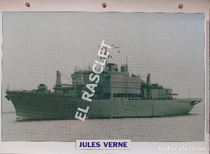 Collectionnisme: FICHA COLECIONABLE NAVIO UTILITARIO JULES VERNE - FRANCES 1970