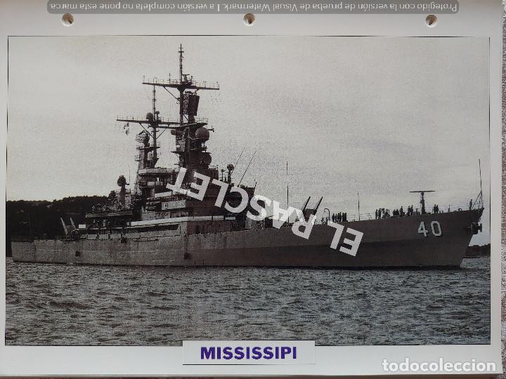 Collectionnisme: FICHA COLECIONABLE NAVIO LANZAMISILES MISSISSIPI- ESTADOS UNIDOS 1976