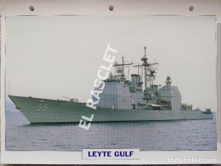 Collectionnisme: FICHA COLECIONABLE NAVIO LANZAMISILES LEYTE GULF- ESTADOS UNIDOS 1986