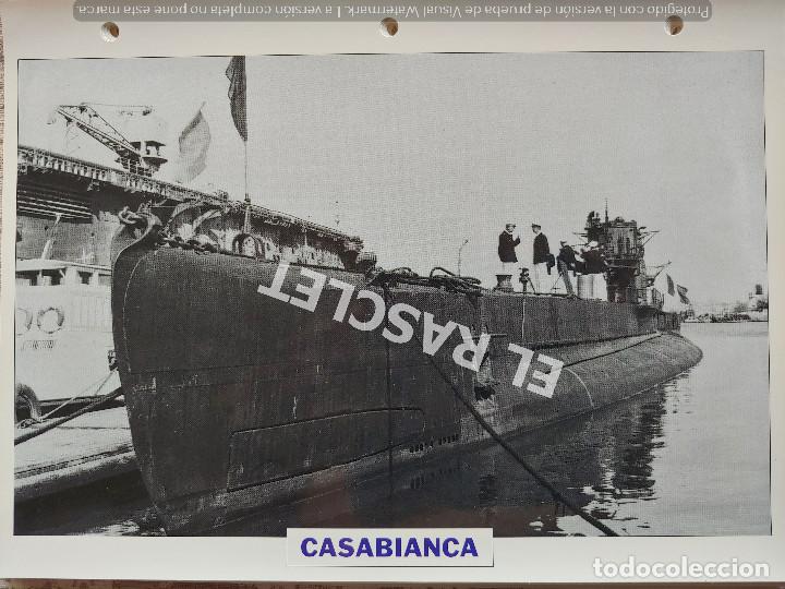 Collectionnisme: FICHA COLECIONABLE NAVIO SUBMARINO -CASABIANCA - FRANCIA 1935