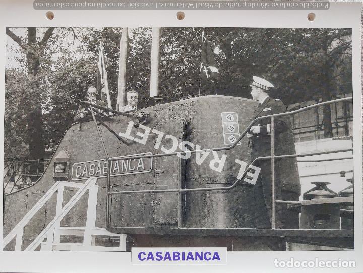 Collectionnisme: FICHA COLECIONABLE NAVIO SUBMARINO DE ATAQUE -CASABIANCA - FRANCIA 1942