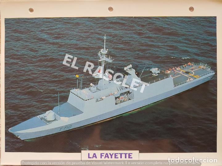Coleccionismo: FICHA COLECIONABLE NAVIO FRAGATA - LA FAYETTE - FRANCIA 1994