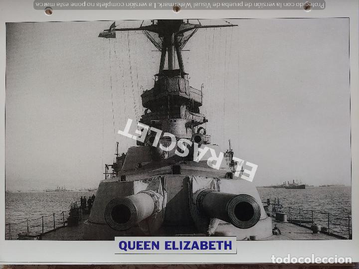 Coleccionismo: FICHA COLECIONABLE NAVIO DE BATALLA - QUEEN ELIZABETH- INGLATERRA 1941