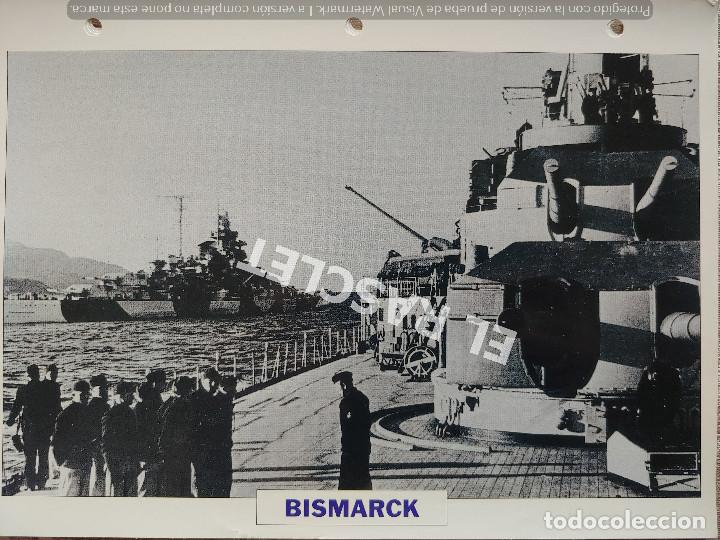 Coleccionismo: FICHA COLECIONABLE NAVIO DE BATALLA -BISMARCK - ALEMANIA 1940