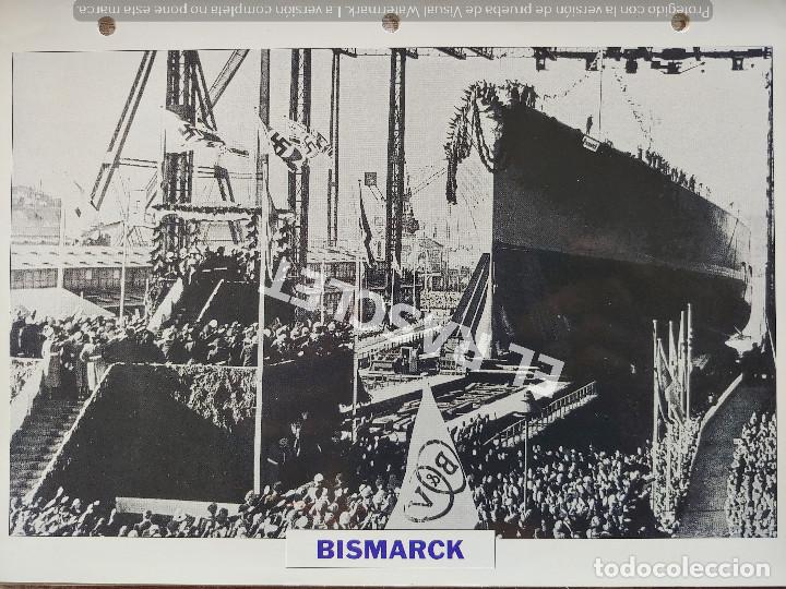 Coleccionismo: FICHA COLECIONABLE NAVIO DE BATALLA -BISMARCK - ALEMANIA 1941