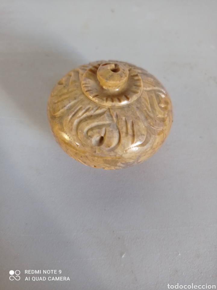 Coleccionismo: Peque&ntilde;o joyero para anillos hecho en piedra