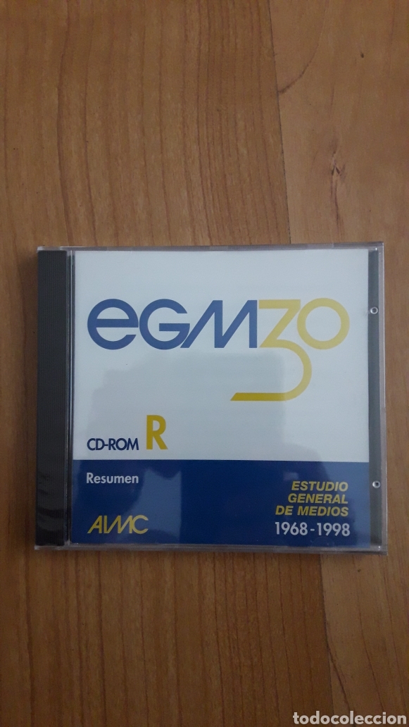 Collectionnisme: EGM30. 30 ANIVERSARIO ESTUDIO GENERAL DE MEDIOS. 1968-1998. AUN RETRACTILADO