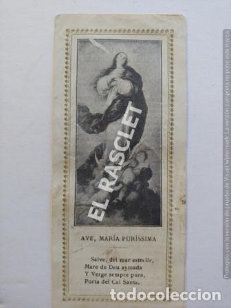 Coleccionismo: RECORDATORI DE LES FESTES CELEBRADES PER LA CONGREGACI&Oacute; DE L' INMACULADA 1910
