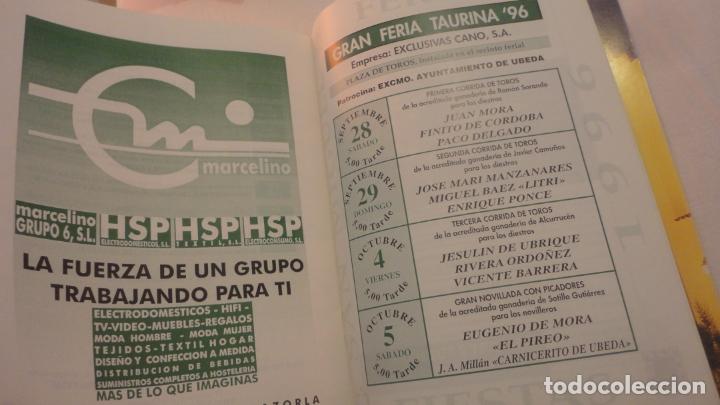 Coleccionismo: ANTIGUO PROGRAMA.FERIA SAN MIGUEL UBEDA 1996 - Foto 8