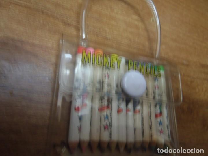 Coleccionismo: MICKEY MOUSE - MINI ESTUCHEDE PLASTICO CON MINILAPICES