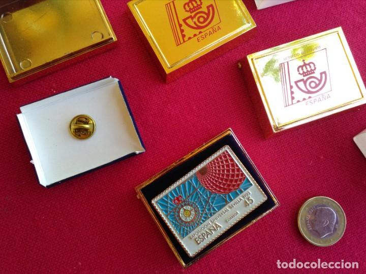 Coleccionismo: Sellos met&aacute;licos Expo 92 - Foto 3