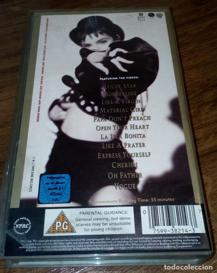 Coleccionismo: MADONNA - THE INMACULATE COLLECTION - CINTA VHS - Foto 4