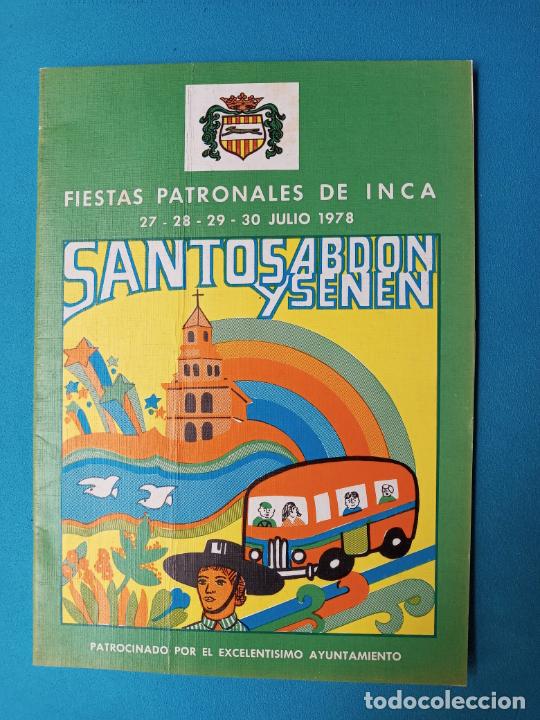 Collezionismo: Fiestas patronales De Inca Santos abdon y senen 1978
