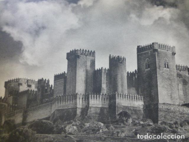 Coleccionismo: ALMODOVAR CORDOBA CASTILLO ANTIGUA LAMINA HUECOGRABADO