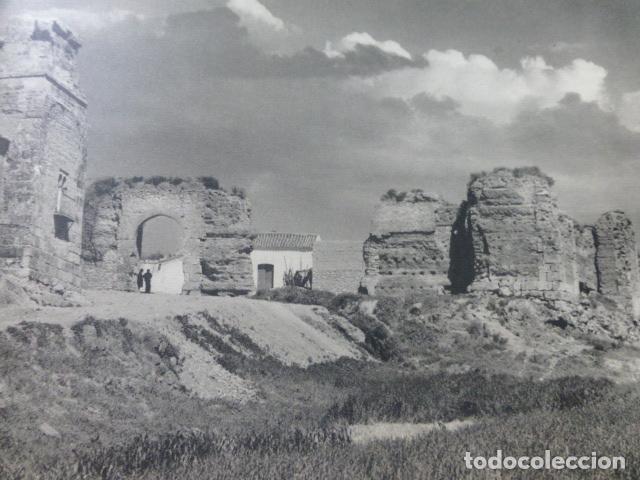 Colecionismo: NIEBLA HUELVA CASTILLO ANTIGUA LAMINA HUECOGRABADO