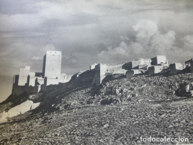 Coleccionismo: JAEN CASTILLO DE SANTA CATALINA ANTIGUA LAMINA HUECOGRABADO