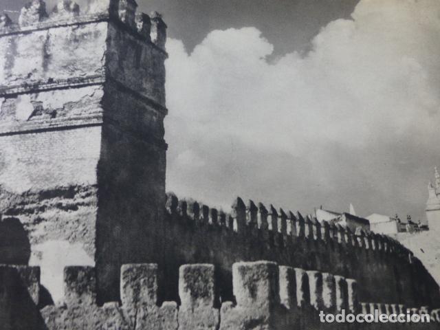 Colecionismo: SEVILLA MURALLAS ANTIGUA LAMINA HUECOGRABADO