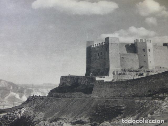 Colecionismo: MEQUINENZA ZARAGOZA CASTILLO ANTIGUA LAMINA HUECOGRABADO