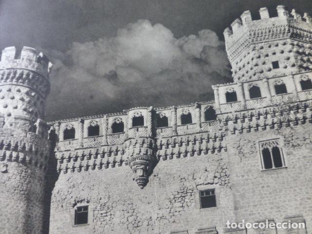 Colecionismo: MANZANARES EL REAL MADRID CASTILLO ANTIGUA LAMINA HUECOGRABADO