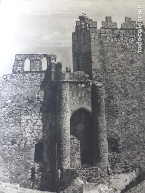 Collecting paper: MANZANEQUE TOLEDO CASTILLO ANTIGUA LAMINA HUECOGRABADO