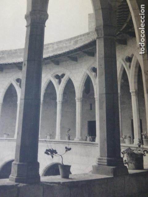 Collectionnisme: PALMA DE MALLORCA CASTILLO DE BELLVER ANTIGUA LAMINA HUECOGRABADO