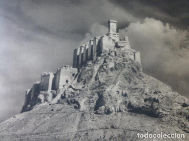 Collecting paper: MONTEAGUDO MURCIA CASTILLO ANTIGUA LAMINA HUECOGRABADO