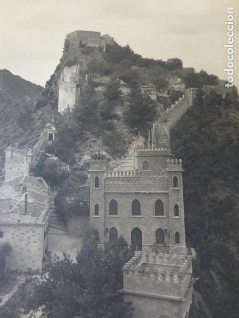 Collecting paper: JATIVA VALENCIA CASTILLO ANTIGUA LAMINA HUECOGRABADO