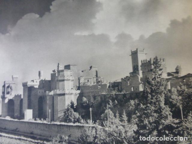 Coleccionismo: OLITE NAVARRA CASTILLO ANTIGUA LAMINA HUECOGRABADO