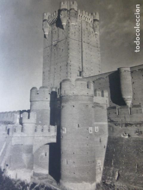 Coleccionismo: MEDINA DEL CAMPO VALLADOLID CASTILLO ANTIGUA LAMINA HUECOGRABADO