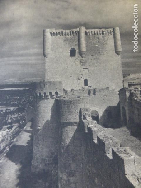 Collectionnisme: PE&Ntilde;AFIEL VALLADOLID CASTILLO ANTIGUA LAMINA HUECOGRABADO