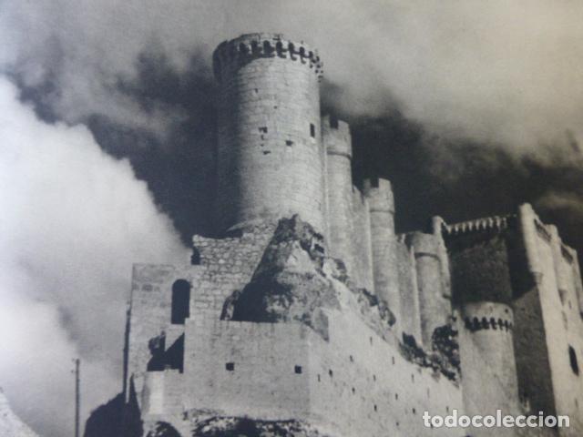 Coleccionismo: PE&Ntilde;AFIEL VALLADOLID CASTILLO ANTIGUA LAMINA HUECOGRABADO