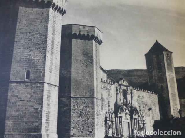 Collezionismo: POBLET TARRAGONA ANTIGUA LAMINA HUECOGRABADO