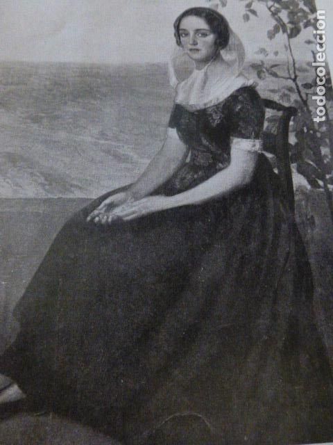Collecting paper: MALLORCA MUJER MALLORQUINA ANTIGUA LAMINA A&Ntilde;OS 20