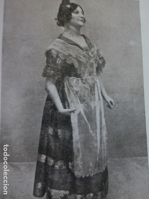 Colecionismo: VALENCIA MUJER VALENCIANA ANTIGUA LAMINA A&Ntilde;OS 20