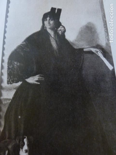 Collecting paper: ANDALUCIA MUJER CON MANTILLA ANTIGUA LAMINA A&Ntilde;OS 20