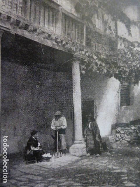 Colecionismo: AVILA TIPOS ABULENSES ANTIGUA LAMINA A&Ntilde;OS 20