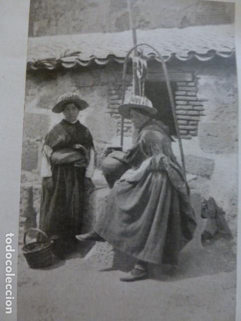 Colecionismo: AVILA TIPOS ABULENSES ANTIGUA LAMINA A&Ntilde;OS 20