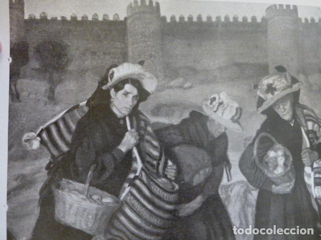 Colecionismo: AVILA TIPOS ABULENSES ANTIGUA LAMINA A&Ntilde;OS 20