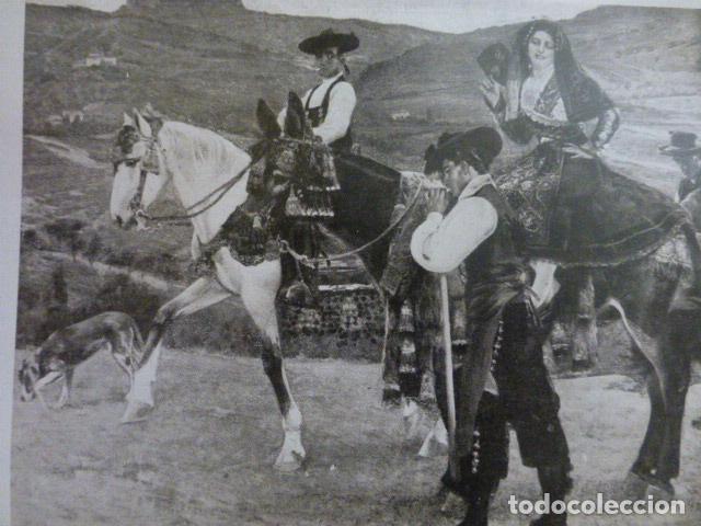 Colecionismo: SALAMANCA TIPOS CHARROS ANTIGUA LAMINA A&Ntilde;OS 20
